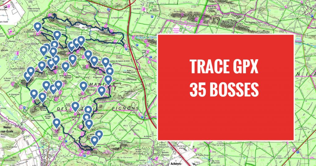 Trace GPX Le Circuit Des 25 Bosses